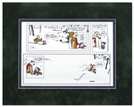 Final Calvin & Hobbes 1995 Color Proof Signed by Creator Bill Watterson